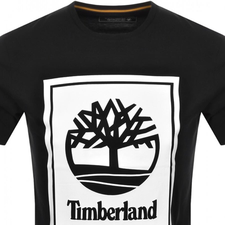 Alternative Image for ProductTimberland Stack Logo T Shirt Black2