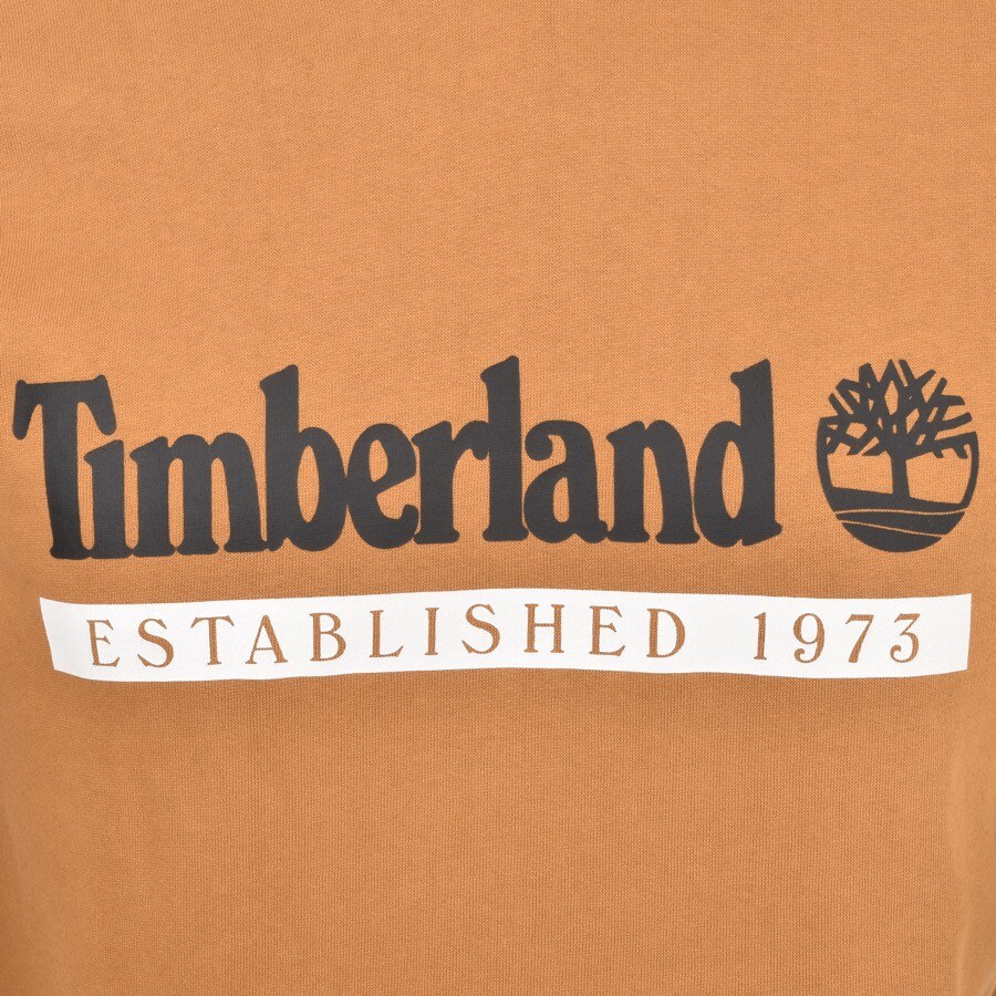 Alternative Image for ProductTimberland Logo Hoodie Brown3