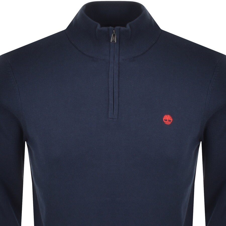 Alternative Image for ProductTimberland Half Zip Knit Jumper Navy2