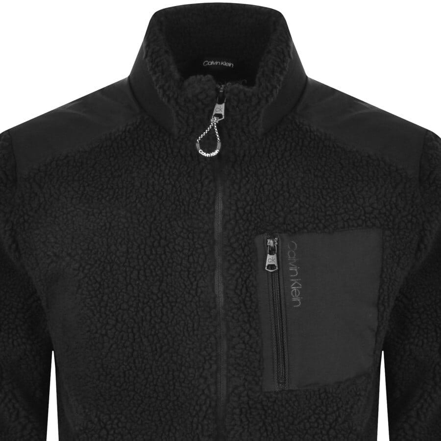 Alternative Image for ProductCalvin Klein Teddy Full Zip Jacket Black2