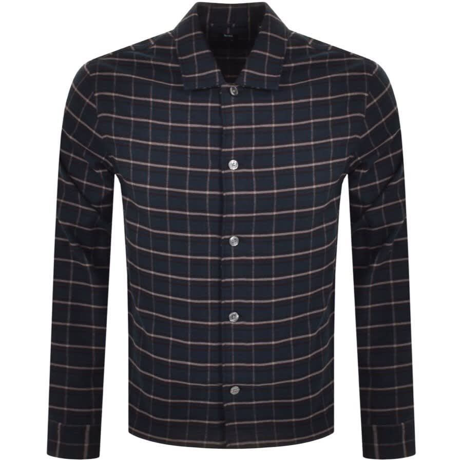 Alternative Image for ProductBOSS Nolan Long Sleeved Shirt Blue1