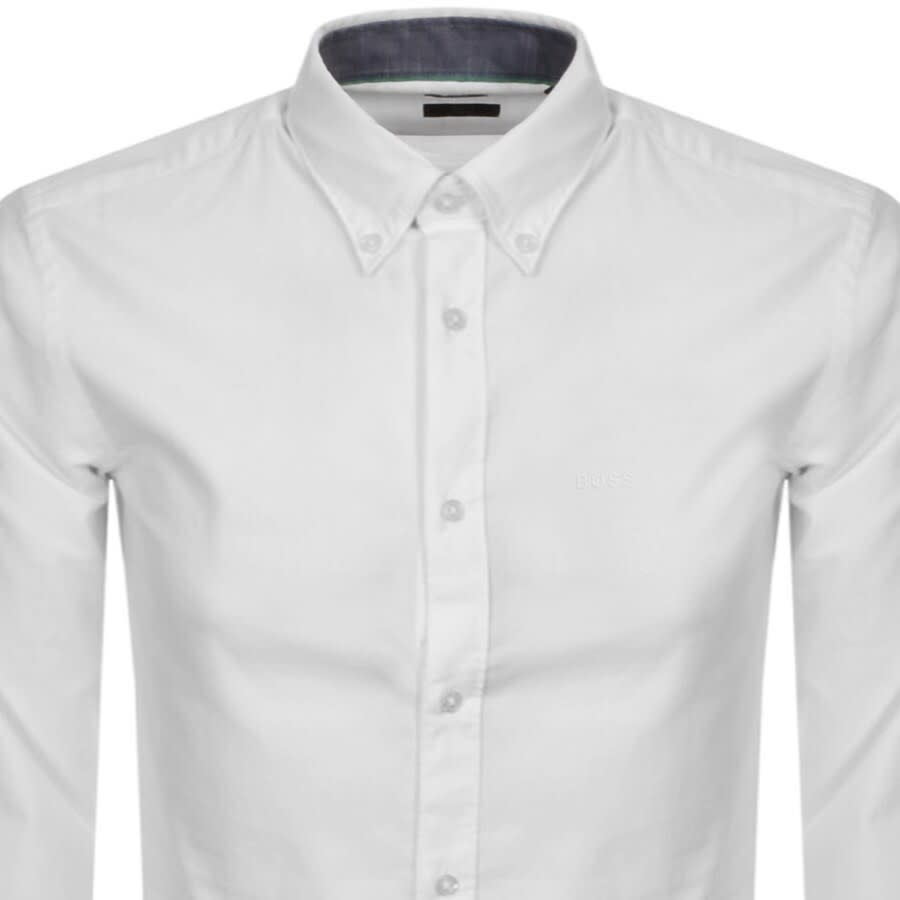 Alternative Image for ProductBOSS Rod Long Sleeved Shirt White2