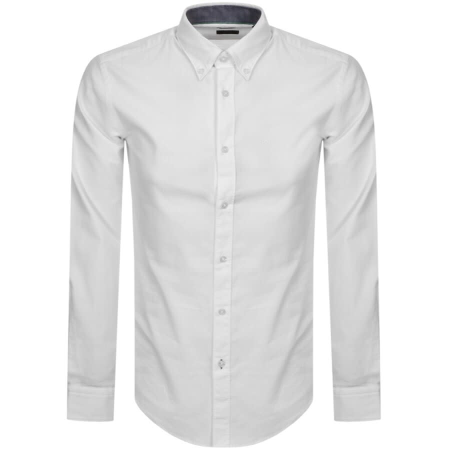Alternative Image for ProductBOSS Rod Long Sleeved Shirt White1