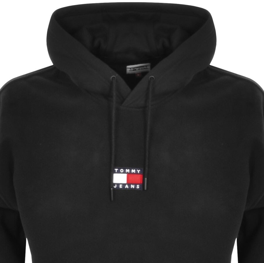 Alternative Image for ProductTommy Jeans Badge Polar Fleece Hoodie Black2