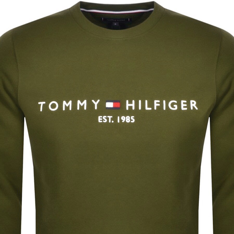 Alternative Image for ProductTommy Hilfiger Logo Sweatshirt Green2