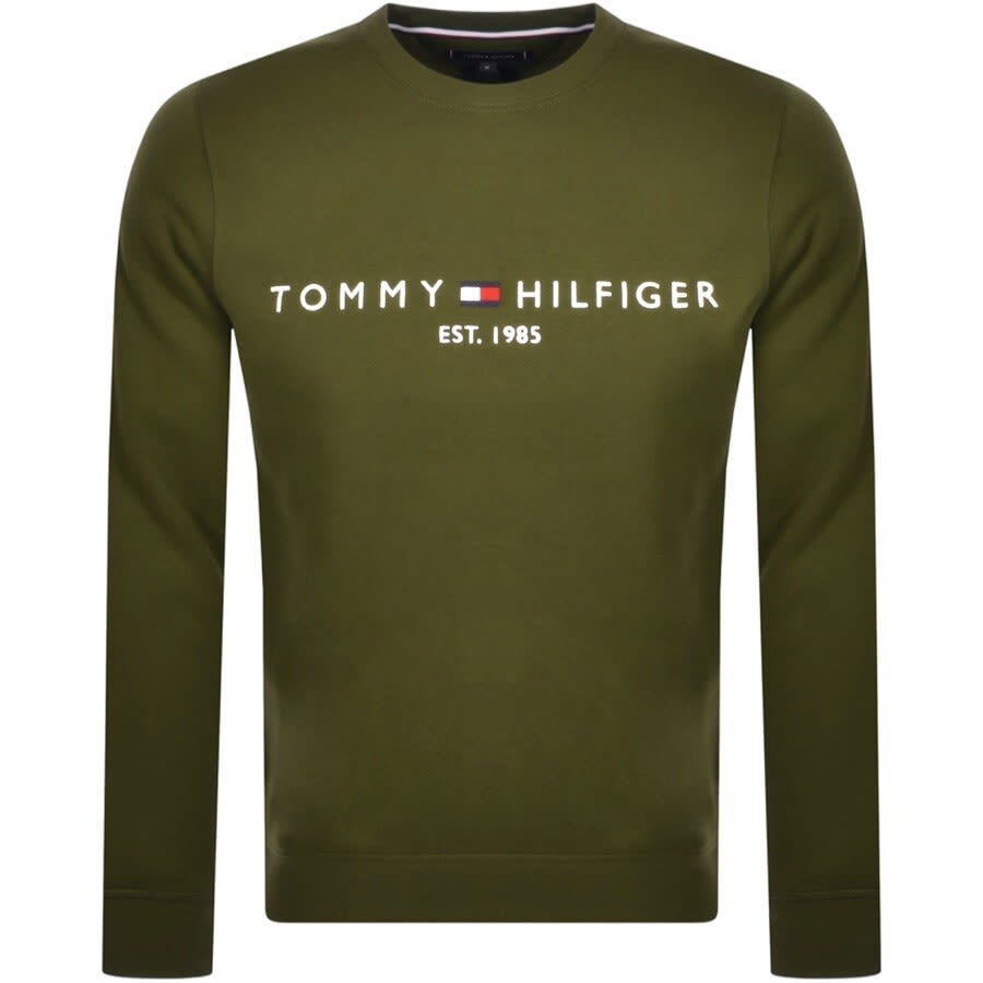 Alternative Image for ProductTommy Hilfiger Logo Sweatshirt Green1