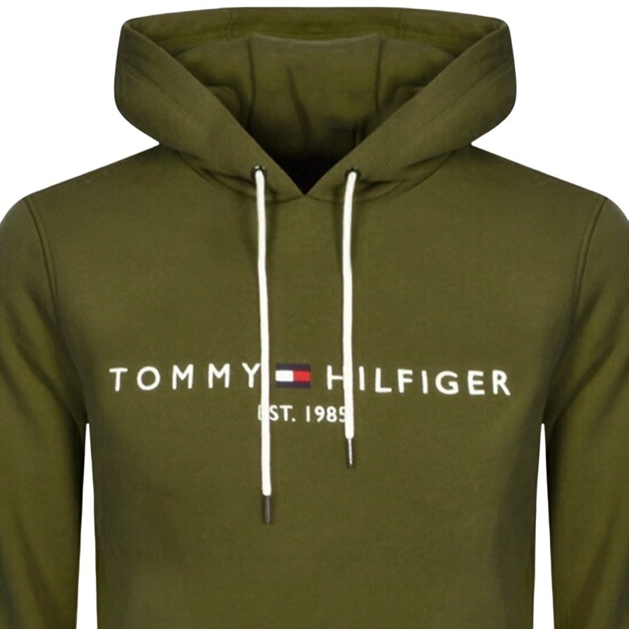 Alternative Image for ProductTommy Hilfiger Logo Hoodie Green2