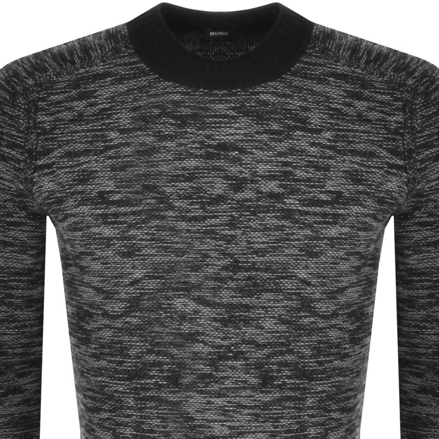Alternative Image for ProductBOSS Kharles Knit Jumper Grey2