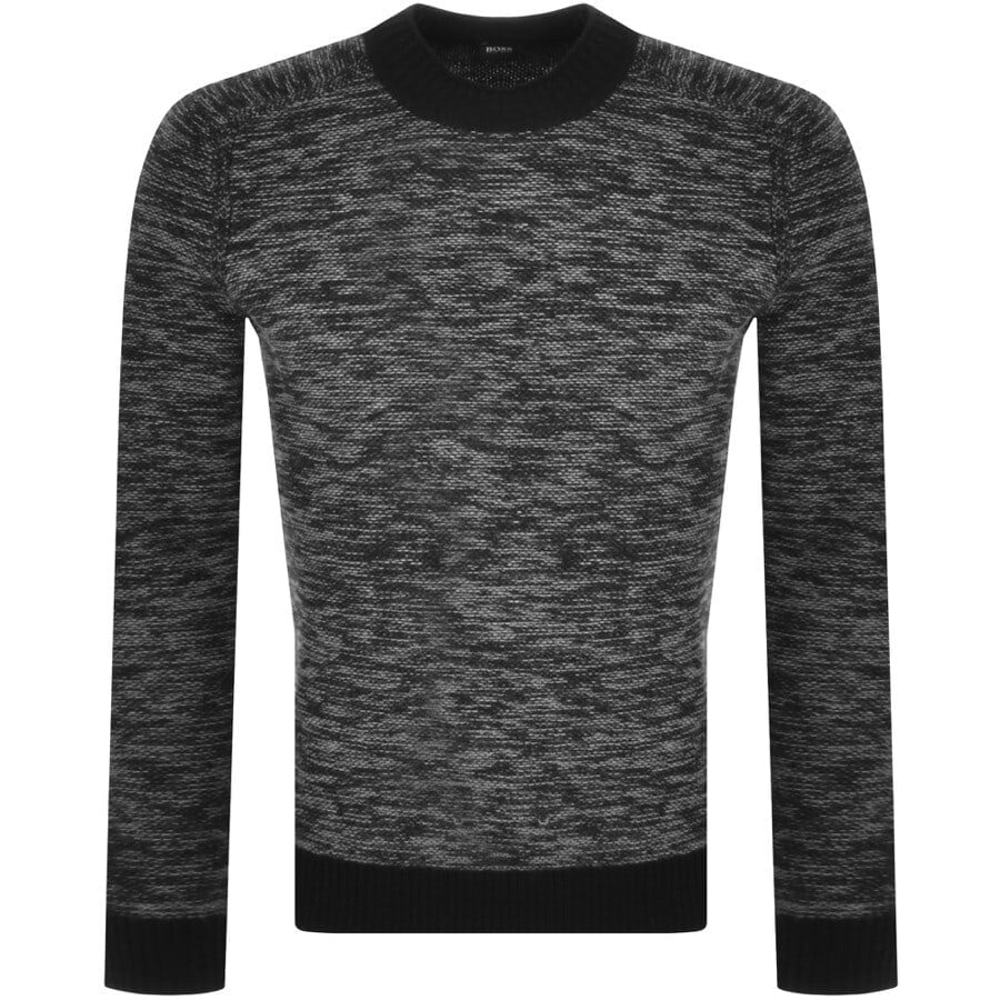 Alternative Image for ProductBOSS Kharles Knit Jumper Grey1