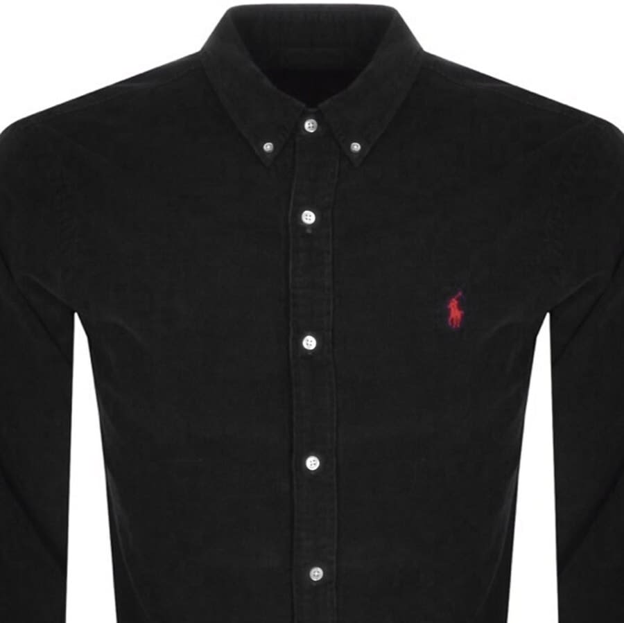 Alternative Image for ProductRalph Lauren Corduroy Long Sleeved Shirt Black2