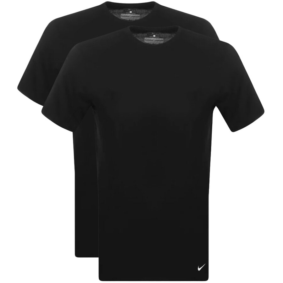 Nike Logo 2 Pack T Shirts Black | Mainline Menswear