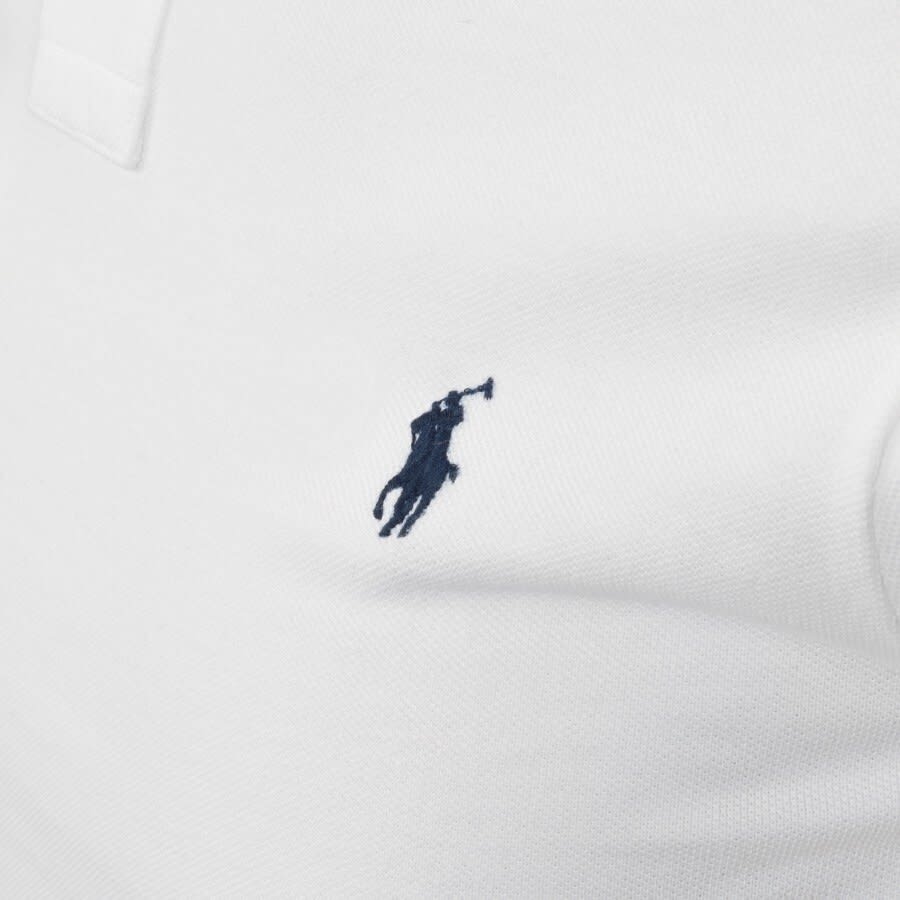 Alternative Image for ProductRalph Lauren Custom Slim Fit Polo T Shirt White3