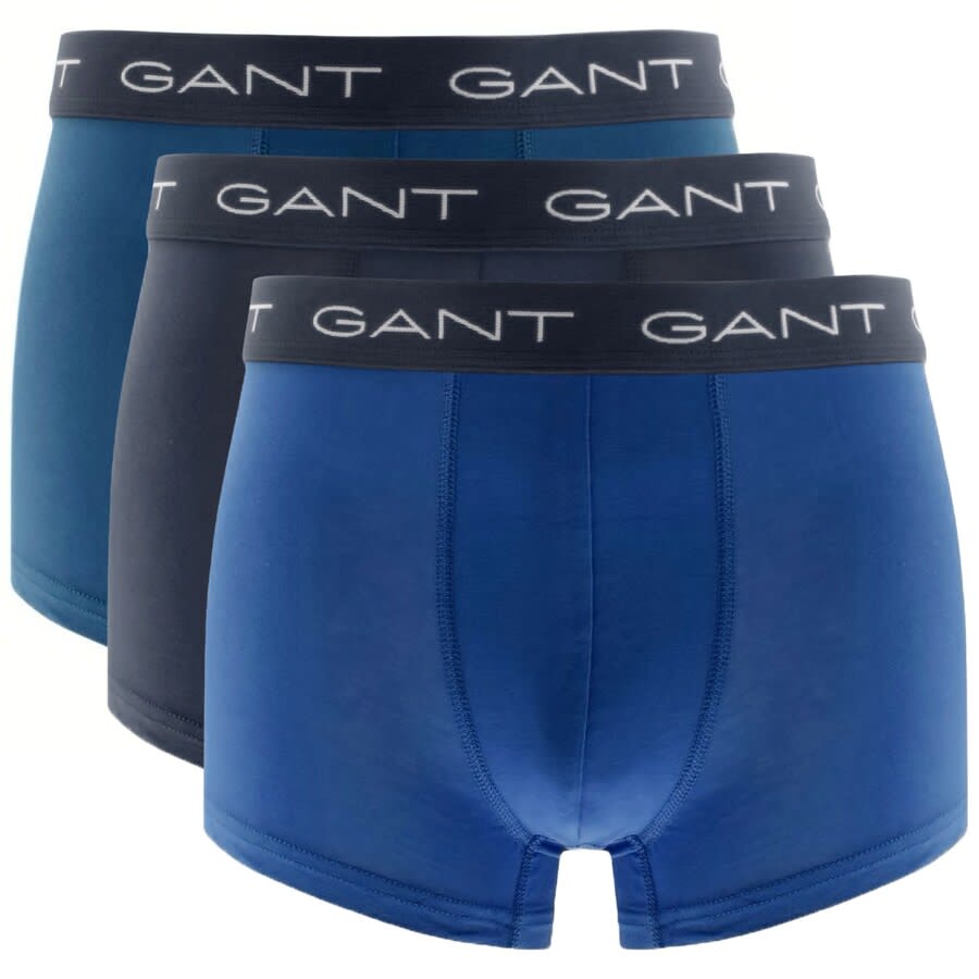 Alternative Image for ProductGant Three Pack Stretch Boxer Trunks Blue1