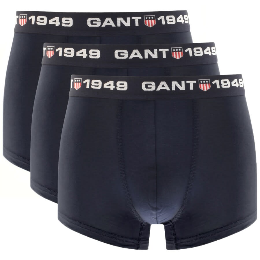 Alternative Image for ProductGant Three Pack Stretch Boxer Trunks Navy1
