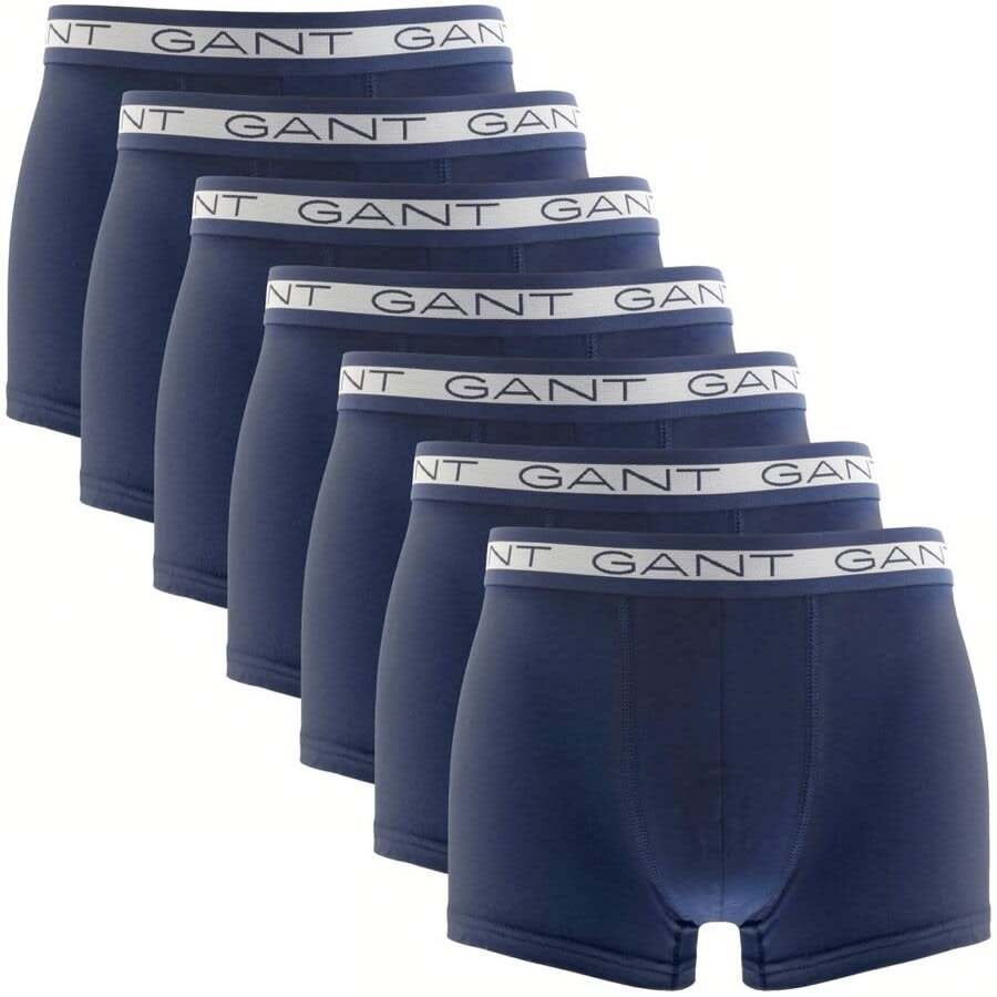 Alternative Image for ProductGant Seven Pack Stretch Boxer Trunks Navy1