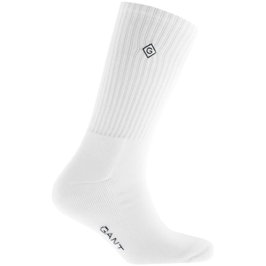 Alternative Image for ProductGant Three Pack Sports Socks White2