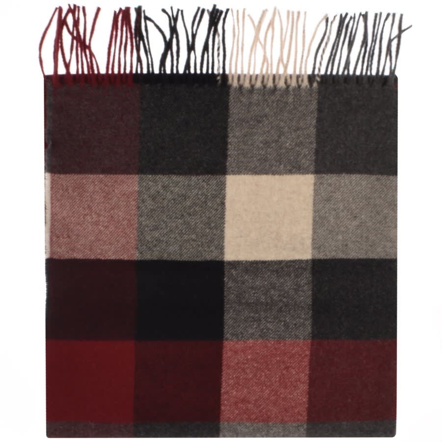 Alternative Image for ProductGant Multi Check Wool Scarf Grey2
