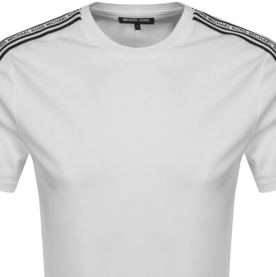 Alternative Image for ProductMichael Kors Logo Tape T Shirt White2