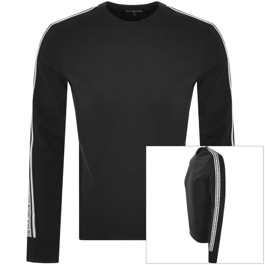Alternative Image for ProductMichael Kors Taped Logo Sweatshirt Black1