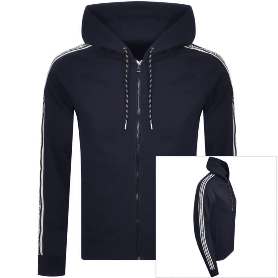 Alternative Image for ProductMichael Kors Blocked Logo Hoodie Midnight1