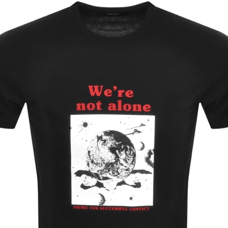 Alternative Image for ProductDiesel Diegos Short Sleeve T Shirt Black2