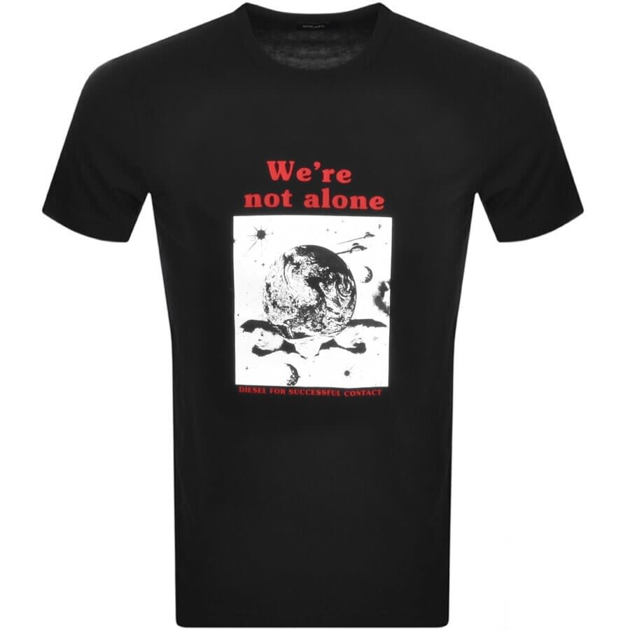 Alternative Image for ProductDiesel Diegos Short Sleeve T Shirt Black1