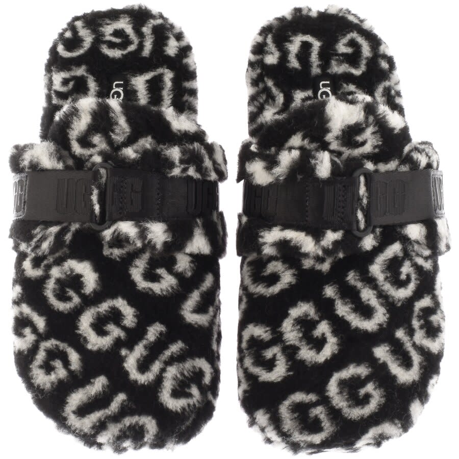 Alternative Image for ProductUGG Fluff It Slippers Black3