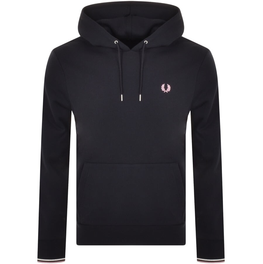 Alternative Image for ProductFred Perry Tipped Logo Hoodie Navy1