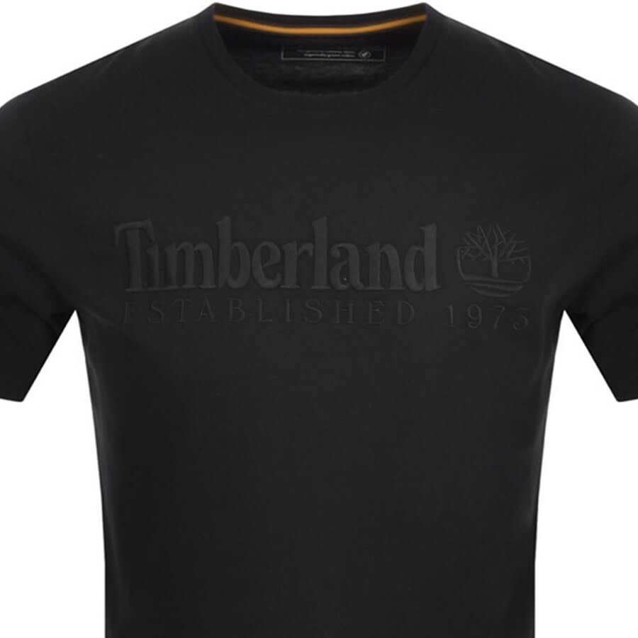 Alternative Image for ProductTimberland Heritage Logo T Shirt Black2
