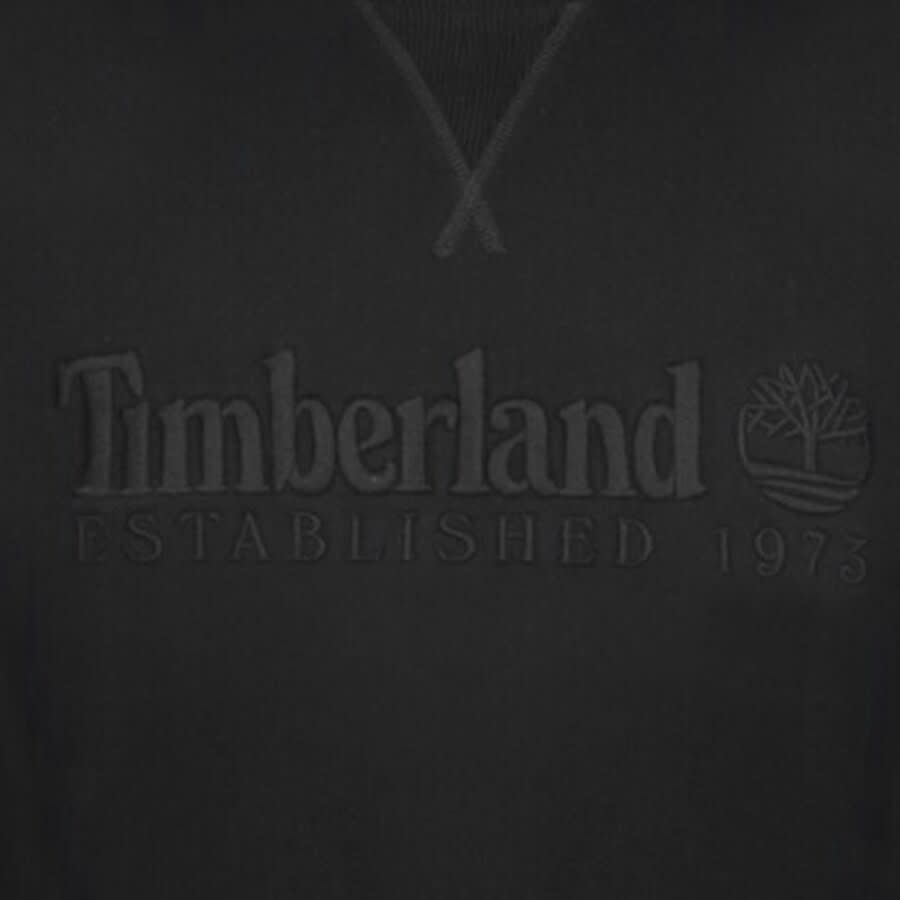 Alternative Image for ProductTimberland Crew Neck Logo Sweatshirt Black3