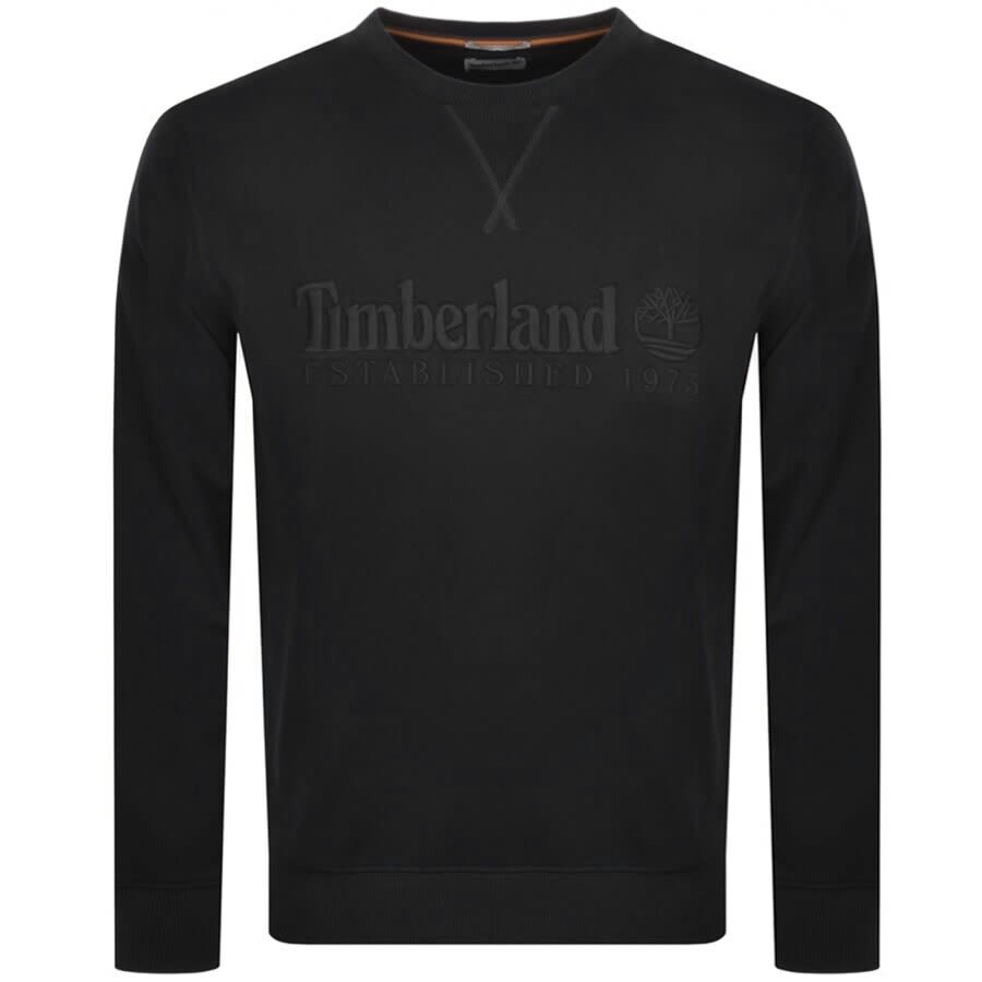 Alternative Image for ProductTimberland Crew Neck Logo Sweatshirt Black1