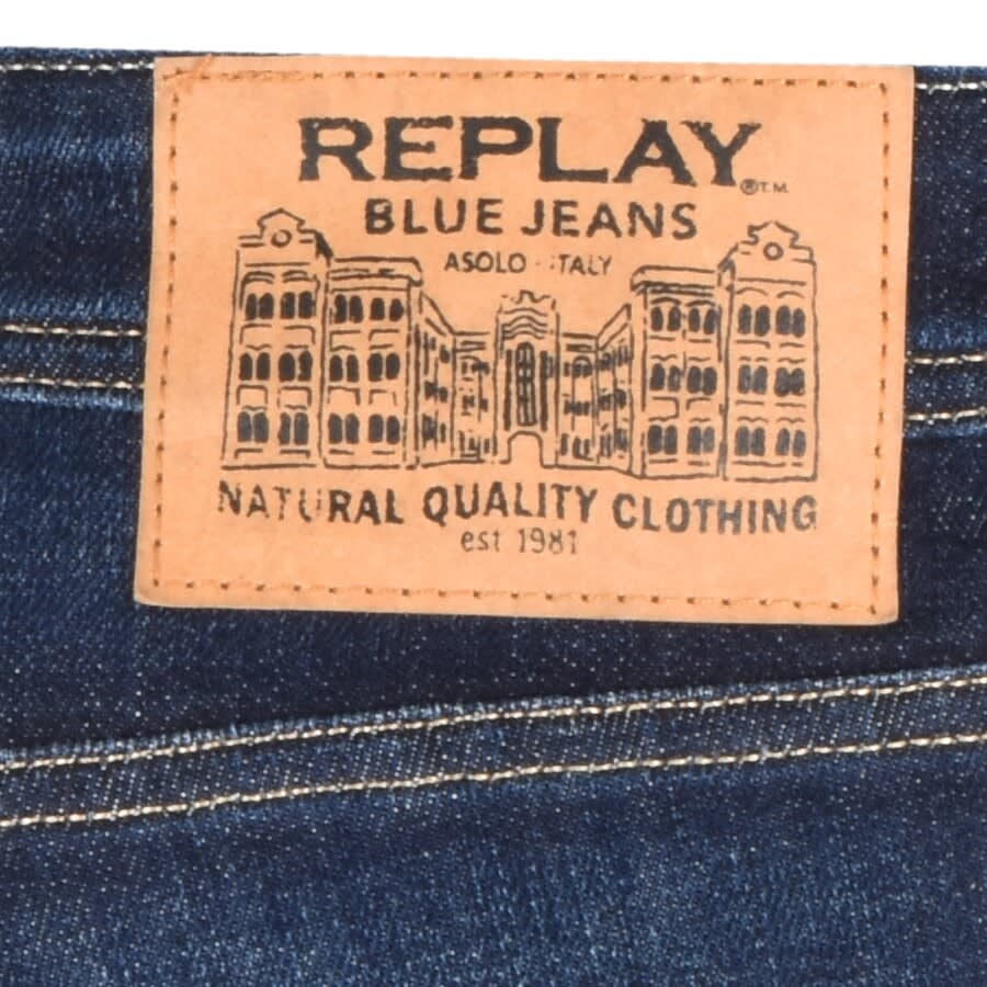 Alternative Image for ProductReplay Comfort Fit Rocco Jeans Navy3
