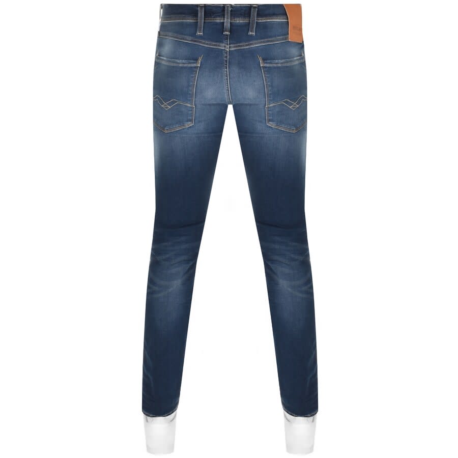 Alternative Image for ProductReplay Anbass Hyperflex Jeans Blue2