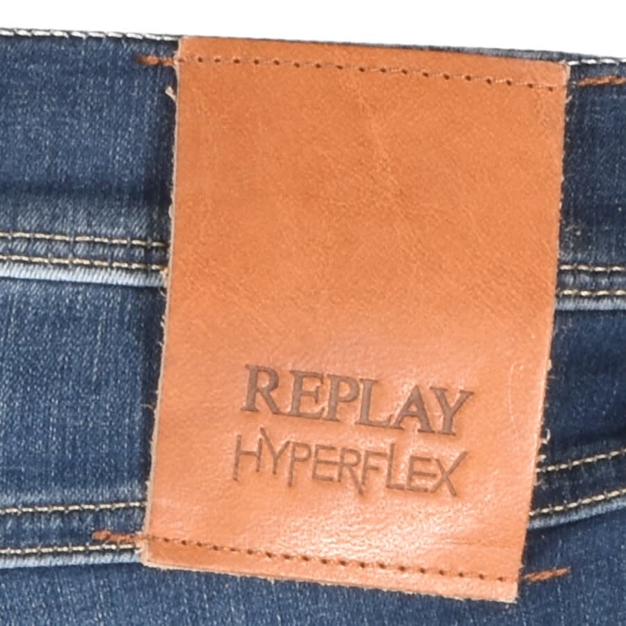 Alternative Image for ProductReplay Anbass Hyperflex Jeans Blue3