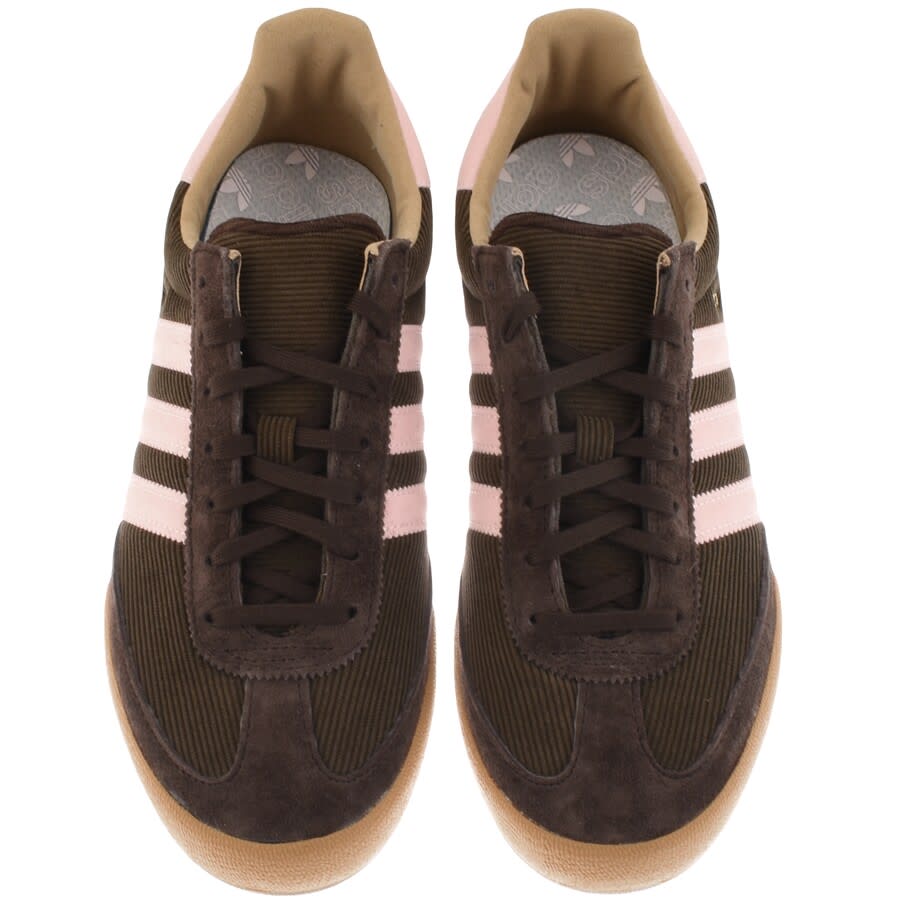 Alternative Image for Productadidas Originals Cord Trainers Brown3