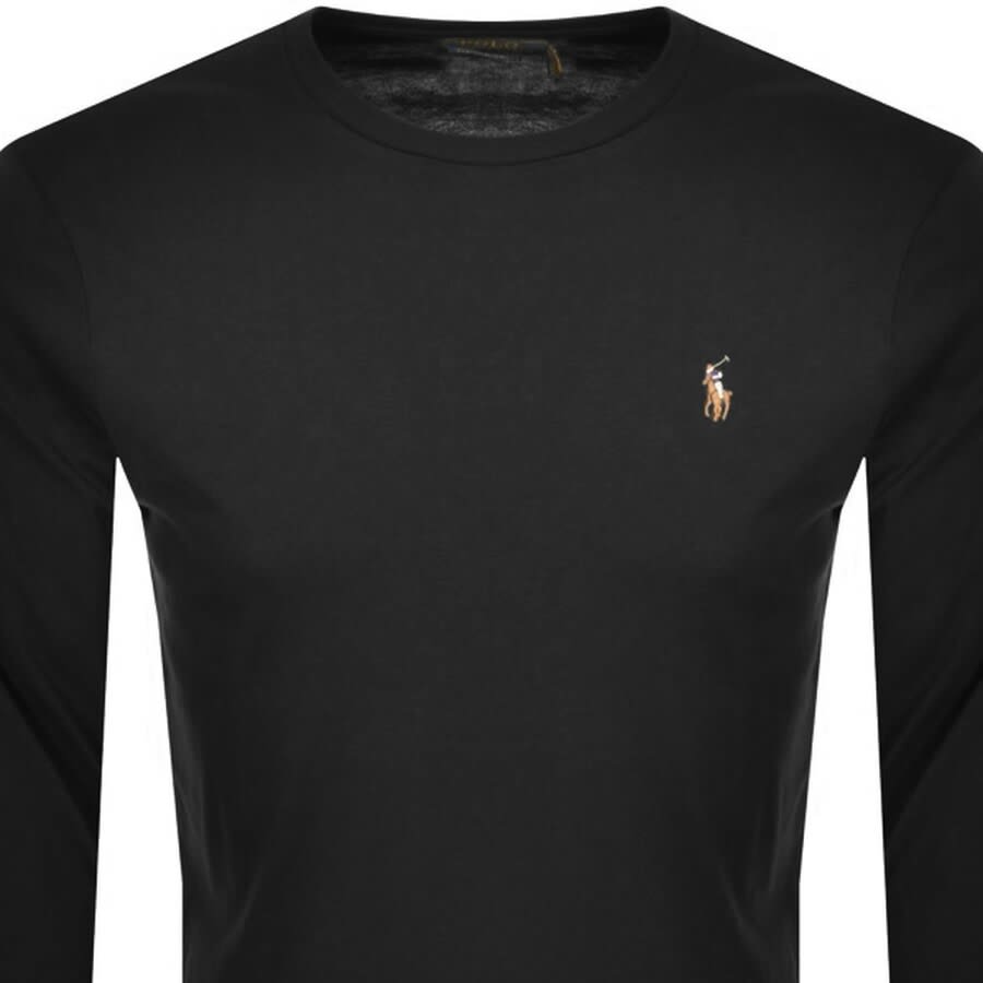 Alternative Image for ProductRalph Lauren Long Sleeved T Shirt Black2
