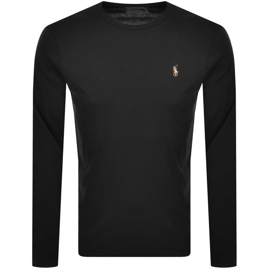 Alternative Image for ProductRalph Lauren Long Sleeved T Shirt Black1
