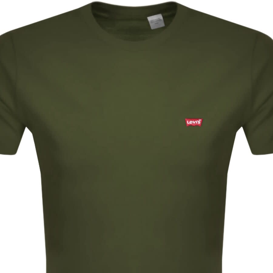 Alternative Image for ProductLevis Original Crew Neck Logo T Shirt Green2