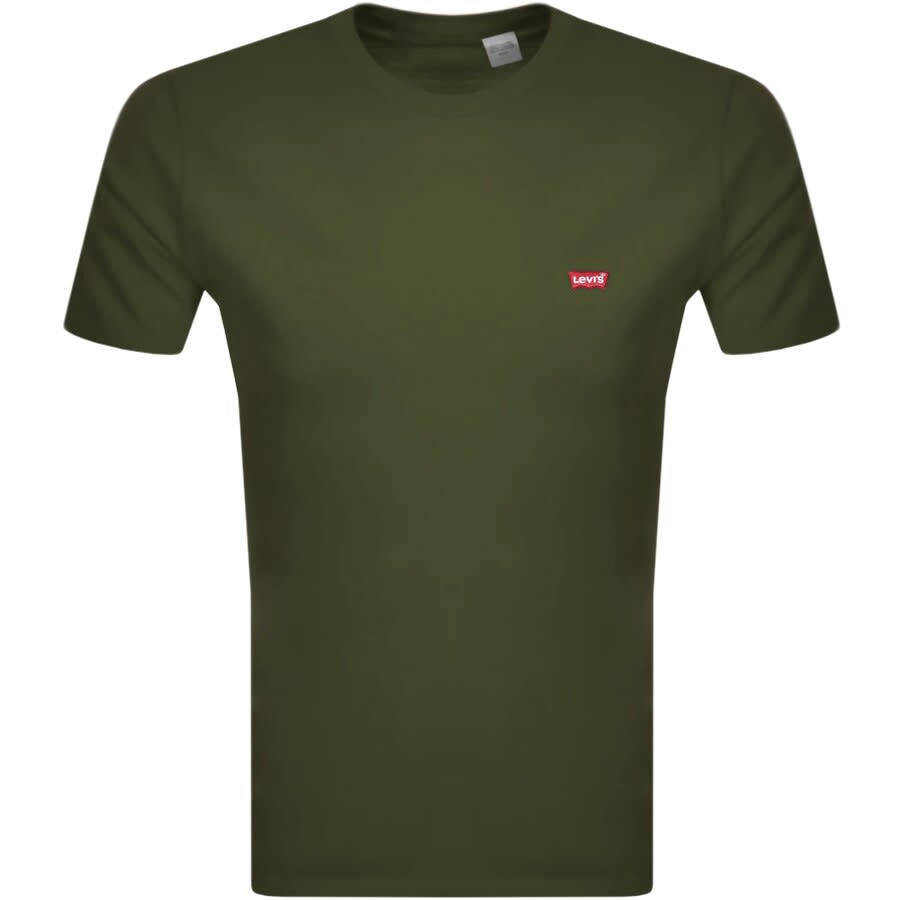 Alternative Image for ProductLevis Original Crew Neck Logo T Shirt Green1