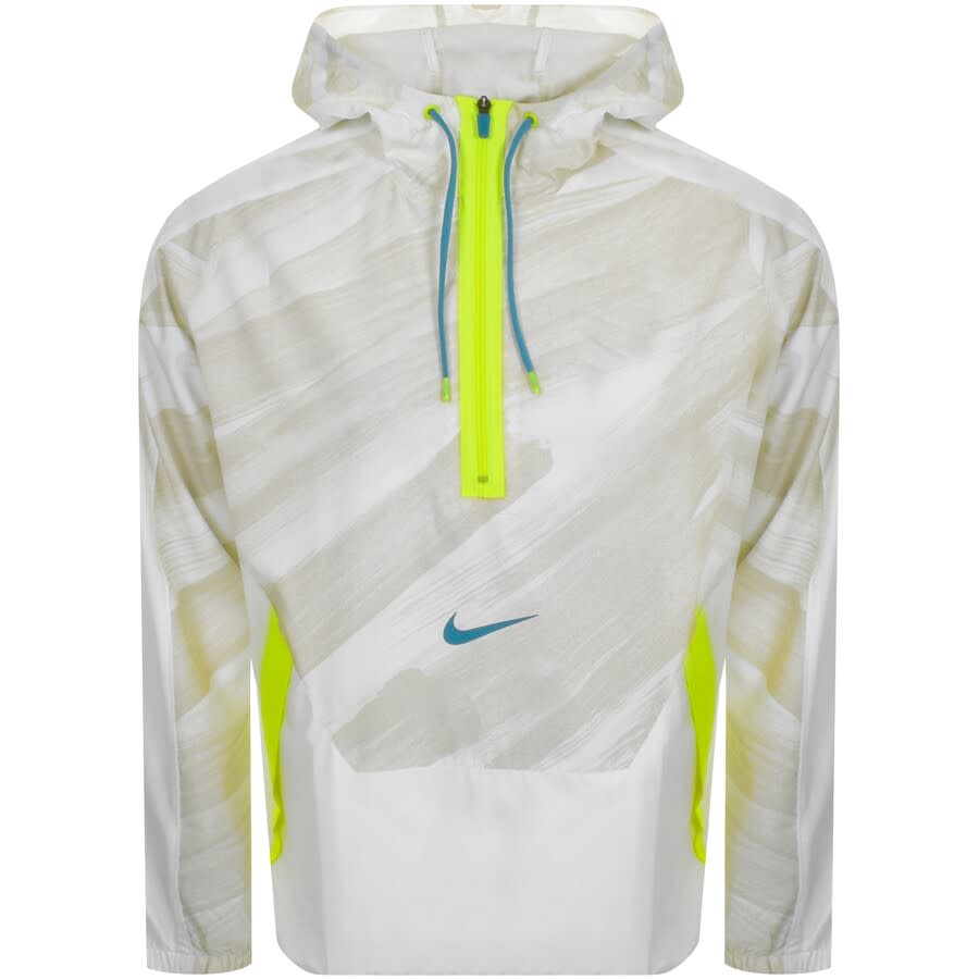Alternative Image for ProductNike Training Logo Woven Hooded Jacket White1