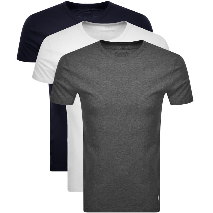 Alternative Image for ProductRalph Lauren 3 Pack Short Sleeve T Shirts White1