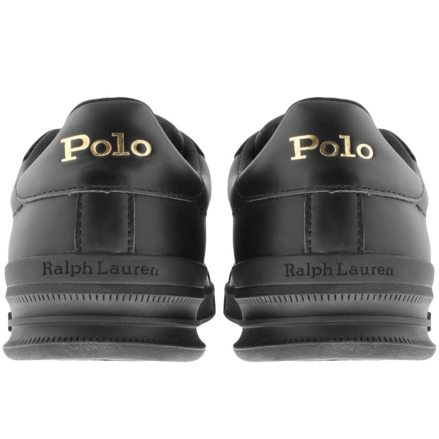 Alternative Image for ProductRalph Lauren Heritage Court Trainers Black2