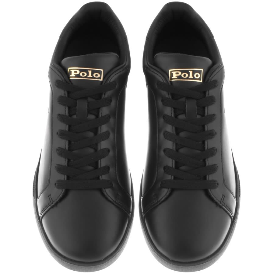 Alternative Image for ProductRalph Lauren Heritage Court Trainers Black3