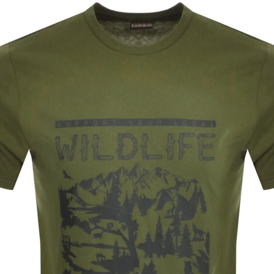 Alternative Image for ProductNapapijri S Latemar T Shirt Green2