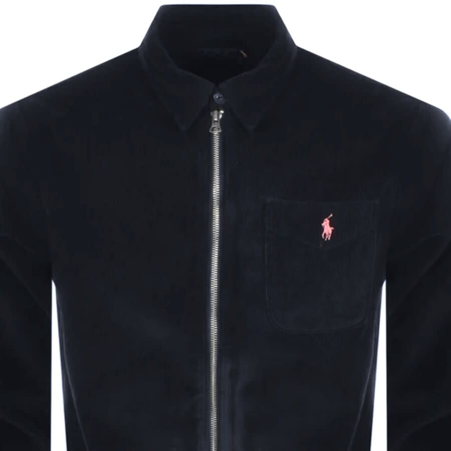 Alternative Image for ProductRalph Lauren Logo Overshirt Navy2