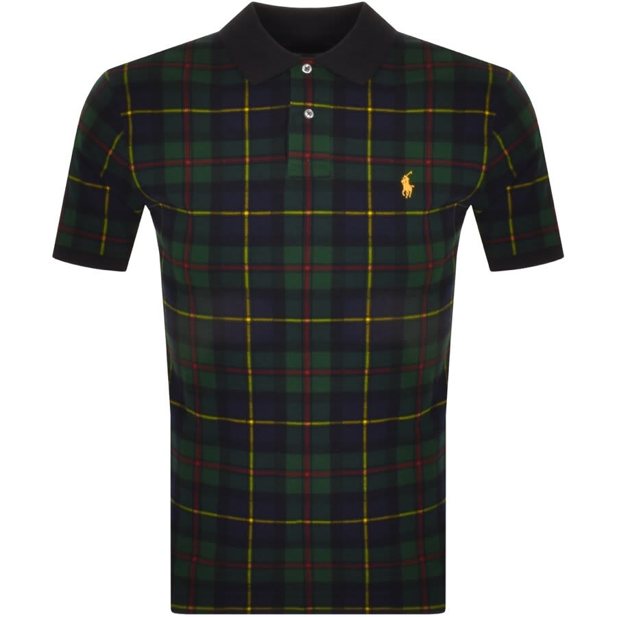 Alternative Image for ProductRalph Lauren Custom Slim Fit Polo T Shirt Green1
