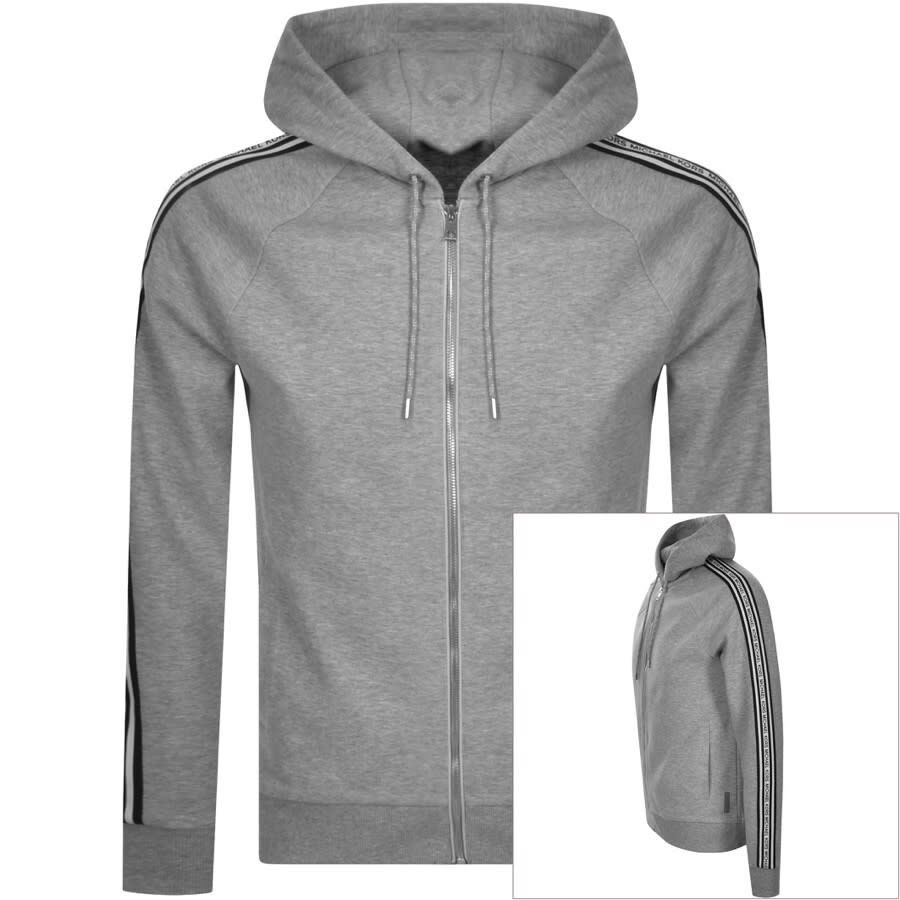 Alternative Image for ProductMichael Kors Blocked Logo Hoodie Grey1