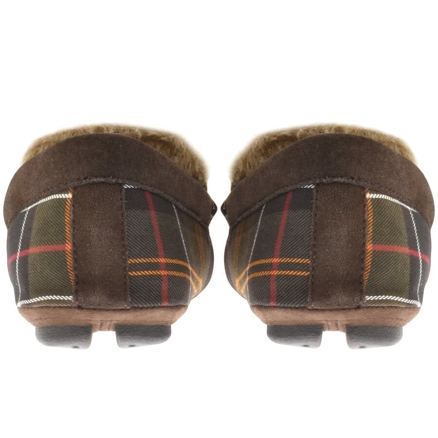 Alternative Image for ProductBarbour Monty Tartan Slippers Green3