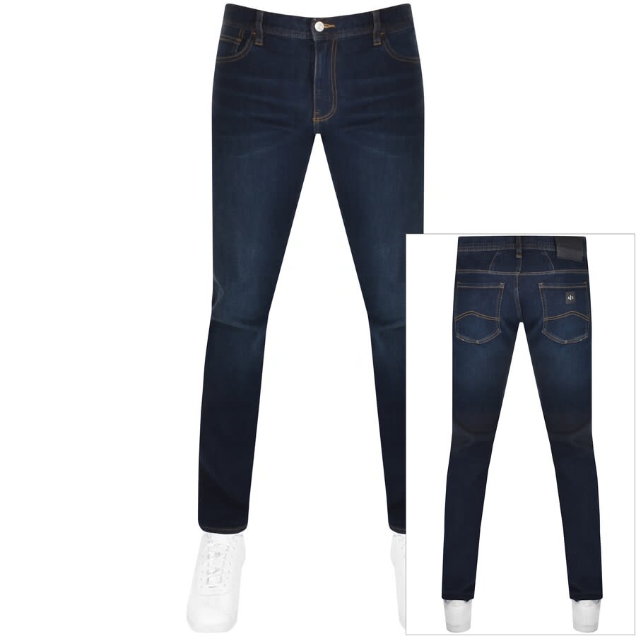 Armani Exchange J16 Straight Fit Jeans Blue | Mainline Menswear Denmark