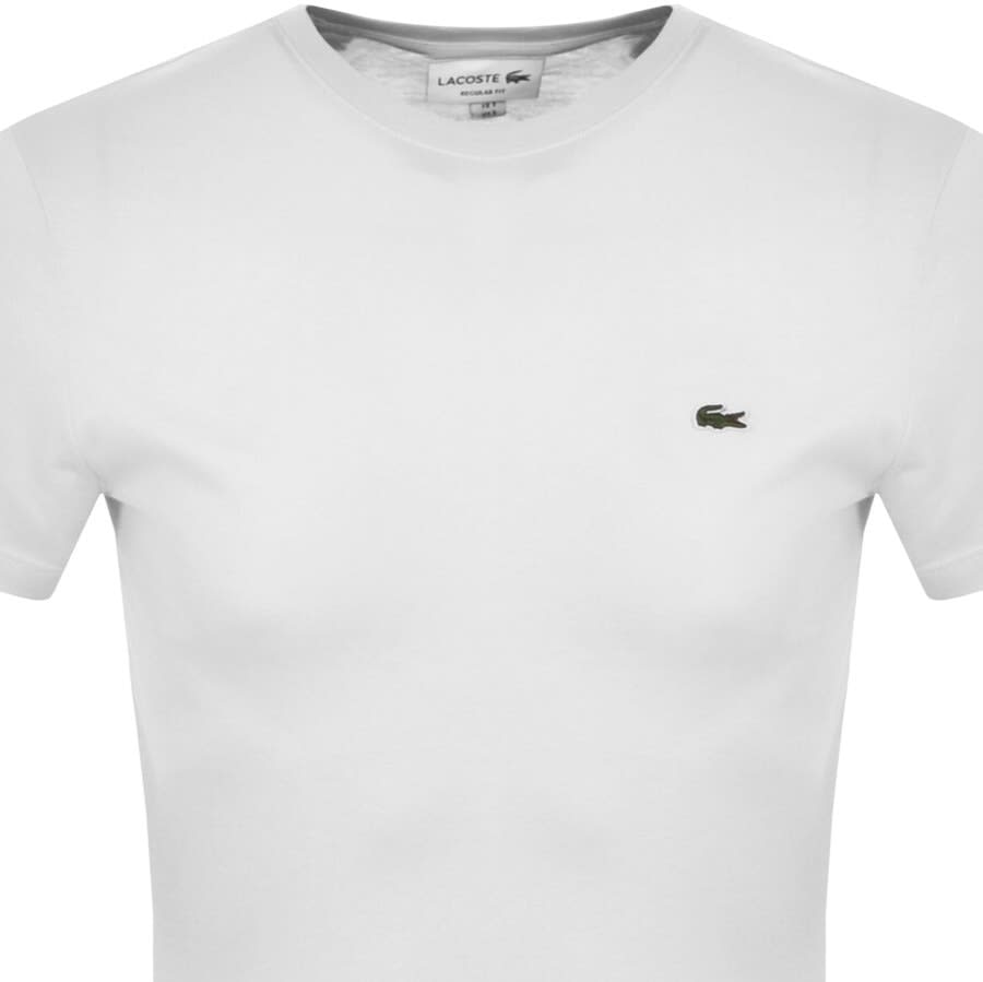 klæde sig ud Massakre Dare Lacoste Crew Neck T Shirt White | Mainline Menswear United States